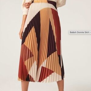 BA&SH Donnie pleated skirt
